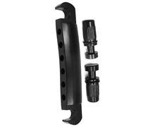 1 Set Chitarra Elettrica Stop Bar Cordiera Dado Colonna Regolabile Parti Chitarra Elettrica (Color : Black)