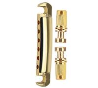 1 Set Chitarra Elettrica Stop Bar Cordiera Dado Colonna Regolabile Parti Chitarra Elettrica (Color : Gold)