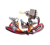 1 Set Chitarre Kit Di Cablaggio Pickup Selettore A500K B500K Potenziometri Pot 2A683J Condensatori Presa 6.35mm Per Chitarra Elettrica Les Paul LP