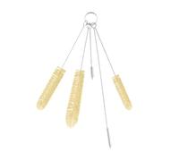 1 set con 5 spazzole per la pulizia delle bottiglie, spazzola per la pulizia della cannuccia, spazzola per la pulizia delle bottiglie d'acqua, set per la pulizia delle bottiglie, piccola spazzola per