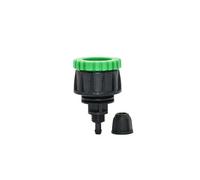 1 Set Connettore portagomma da 1/2 Vie da 4 mm con Dado di bloccaggio for Filettatura Femmina da 1/2 a 3/4", Raccordo rapido for Tubo da Giardino da 1/4", Raccordo for irrigazione in PE(A)
