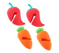 1 Set Coperchio Sollevato Per Evitare Versamenti Padelle Supporti Per Microonde Elettrodomestici Da Cucina Coperchi Utensili Da Cucina Sollevatore Coperchio Padella 4 Pezzi IMIKEYA