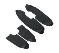 1 Set Copertura Console Centrale Anteriore Posteriore Copertura Bracciolo Copertura Pad Sostituzione Microfibra Pelle per Nissan X-Trail 2014-2018 Nero Bracciolo Resto Copertura