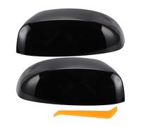 1 Set Copri Specchietto Retrovisore Nero Lucido per Chevrolet Avalanche per GMC
