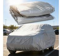1 Set Copriauto Impermeabile e Resistente ai Raggi UV - Protezione Completa da Polvere e Neve per Berline, SUV e Camion, con Borsa per il Trasporto Argento-S,Argento-YM,Argento - XL,Argento-Giallo,Arg