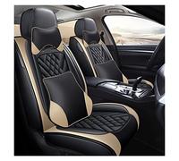 1 Set Coprisedili Per Auto A 5 Posti Per Crv Per Fit Per Jazz Per Accord Per Civic Per Insight Per Odyssey Per Stream Per Shuttle Protezioni Sedili Auto(Beige nero,A)