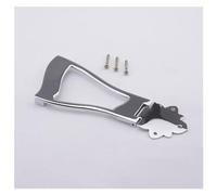 1 set cordiera trapezio a ponte per chitarra per chitarra archtop a corpo cavo(Chrome)