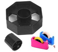 1 set core di distributore a nastro, 1 e 3 sostituzione della ruota in plastica nera per i pezzi di ricambio di distributore di nastro scolastico per ufficio
