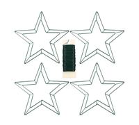 1 Set Cornice per ghirlanda in filo di stelle Corona in metallo a forma di