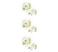 1 set corpetto da sposa fiore all'occhiello fiore artificiale sposo fiore