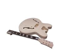 1 Set Corpo Per Chitarra Con Manico Per Chitarra Elettrica Semi-cavo Non Finito Fai Da Te