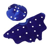 1 set cosplay cappello a fungo e mantello scialle per feste di festival di