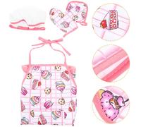 1 Set Costume da cuoco per bambini, adorabile, grembiule, guanto,