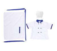 1 set costume da cuoco per bambini grembiule per bambini cappello da cuoco