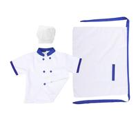1 set costume da cuoco per bambini grembiule per bambini cappello da cuoco