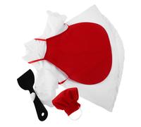 1 set costume da cuoco per oca pasquale per portico, oca da prato,