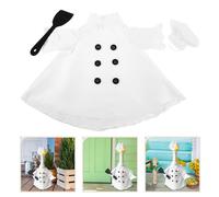 1 set costume da cuoco per oca pasquale per portico, oca da prato,