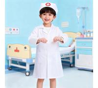 1 Set Costume da Dottore per Bambini, Outfit per Esperienza Professionale per Ragazzi e Ragazze, Scuola Materna, Gioco di Ruolo Familiare, Interazione Genitore-Figlio, Rappresentazione di Ognissanti, 