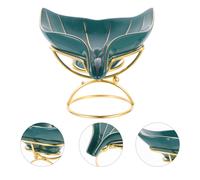 1 set creativo sapone ceramica custodia per sapone a sirena tail design portata