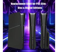 1 Set Custodia protettiva in ABS per PS 5 Slim Disc & Digital Edition - Estetica moderna e raffinata, cover anti-graffio con piastra frontale separata, design in plastica ABS di alta qualità e durevol