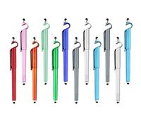 1 Set Da 12 Pezzi Porta Cellulare Penna Acqua Telefoni Dell'ufficio Penna Per Scrivere a Sfera Stilo Penne Da Scrittura Divertenti Fone Touch Screen Come Bel Punto Punta Fine