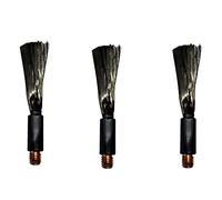 1 set da 3/5 pennelli Tig Mig, resistenza alle alte temperature, M6, pulizia elettrolitica, per la pulizia delle perline di saldatura, per la pulizia