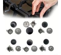 1 set da 3 pezzi con bruciatore a cappello, coperchio per fornello a gas (piatto 100)