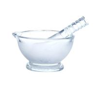 1 set da 30 mm a 130 mm for uso in laboratorio, mortaio e pestello in vetro, attrezzatura for laboratorio chimico (dimensioni: 90 mm)(150mm)