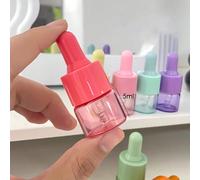 1 set da 5 pezzi di flaconi contagocce da 5ml, 10ml, 15ml e 20ml, in vetro vuoti, per oli essenziali, aromaterapia, contagocce per gli occhi, ricaricabili, strumenti da viaggio vetro