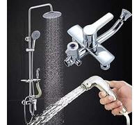 1 Set Da Bagno Con Pioggia Per La Doccia Set Mixer Toccata Con Spruzzatore A Parete A Parete Set Da Doccia A Parete Montata A Manico Singolo Con Scaffale