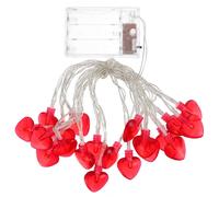 1 Set Decorazioni per la stanza con luci a LED a forma di cuore a forma di