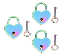 1 Set delicato coppia Wishing Block Semplice colore Love Block Plating Wishing