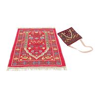 1 set delicato tappeto di preghiera musulmano pratico tappeto di preghiera Eid