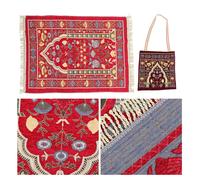 1 set delicato tappeto di preghiera musulmano pratico tappeto di preghiera Eid