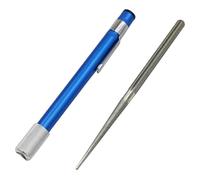 1 set di 2 matite per affilacoltelli da esterni, portatile, per esterni, per affilare i coltelli da cucina, per esterni