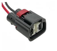 1 set di 2 pin for pompa di servosterzo for auto, connettore for cavo elettrico, spina femmina for cablaggio, for 7287-1990-30(1 Pc)