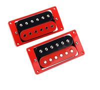1 Set Di 2pcs Rosso E Nero Humbucker Doppio Bobina Per Bobina Per Bobina Per Pickup Per Chitarra Elettrica LP pickup