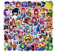 1 set di 50 fogli, adesivi con personaggi di giochi online multiplayer, adatti per decorare custodie per telefono, frigoriferi, computer e skateboard, rendendoli belli e divertenti Tagli Unica,Adesivi