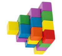 1 set di 50 pezzi Educazione della prima infanzia Volume Legno Quadrato