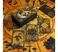 1 Set di 78 Carte dei Tarocchi Classiche con Manuale - Gioco di Divinazione Portatile, Carte dei Tarocchi Multigiocatore, Regalo Ideale per Natale, Ognissanti, Ringraziamento, Adatto per Principianti 