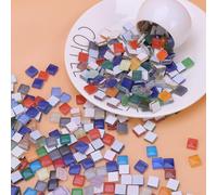 1 set di a mosaico in cristallo per bambini artigianale ( moxed 270g)