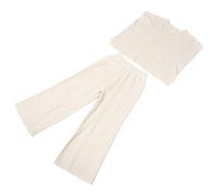 1 set di abiti estivi da donna in stile coreano, senza maniche, con pullover,