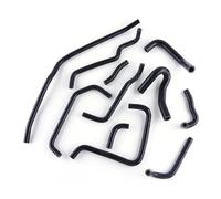 1 Set Di Accessori Per Auto Kit Tubi Flessibili In Silicone Di Raffreddamento Per Mazda Per Miata MX-5 1.6 1.8 MX5 MK2 1999-2005(Black)