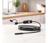 1 set di accessori per endoscopio industriale ganci pick out chiavi anelli magneti attrarre oggetti metallici specchi laterali migliore visibilità laterale 7 mm