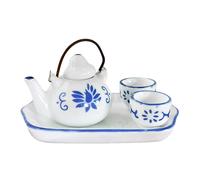 1 set di accessori per ornamenti per stoviglie per bambole in ceramica Set di