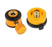 1 set di adattatore for ricarica gas in lega di gomma e resina, convertitore di riempimento gas for bombolette CB/OD, accessorio for attrezzatura da cucina for campeggio all'aperto