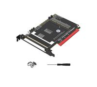 1 Set di Adattatori PCI Express 5.0 16x A Gen-Z 4C+ SFF-TA-1002, Supporto per Schede di Rete OCP NIC 3.0, Adattatore per Schede di Espansione