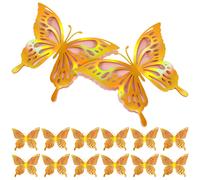 1 set di adesivi murali a farfalla, decorazioni a farfalla grandi, decorazioni