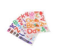 1 set di adesivi murali con l'alfabeto ABC per bambini, adesivi murali