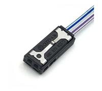 1 set di altoparlante a tono automatico a 2 pin, connettore microfono luce ambientale, fascetta for cavi, cavo 4B0972623 8E0972763(2P Female,5 Pcs)